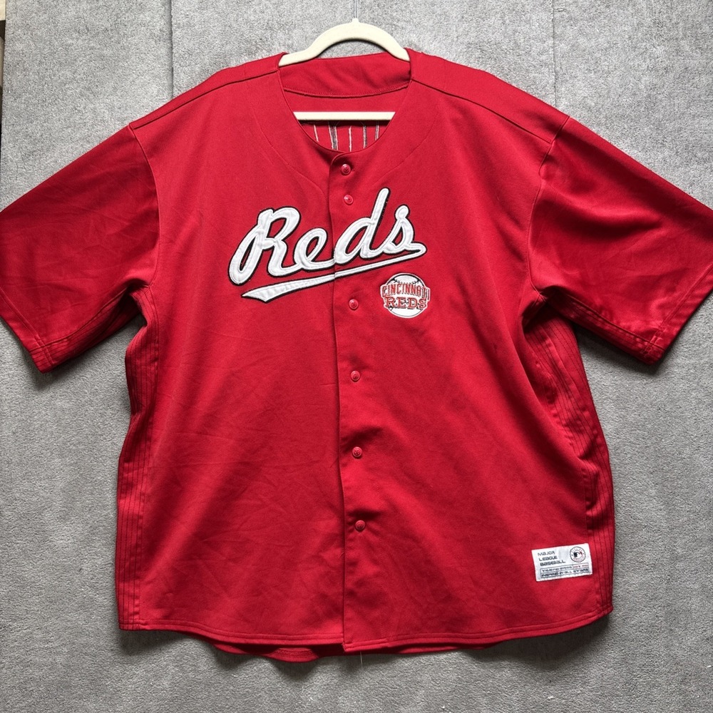 Cincinnati Reds Baseball Jersey 2XL True Fan Genuine Authentic Stitched Volquez